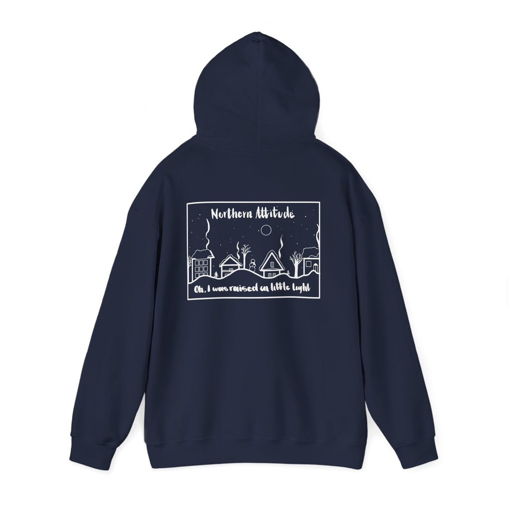 Northern Attitude New England Funny Humor Hoodie Original Hand Drawn Sweatshirt