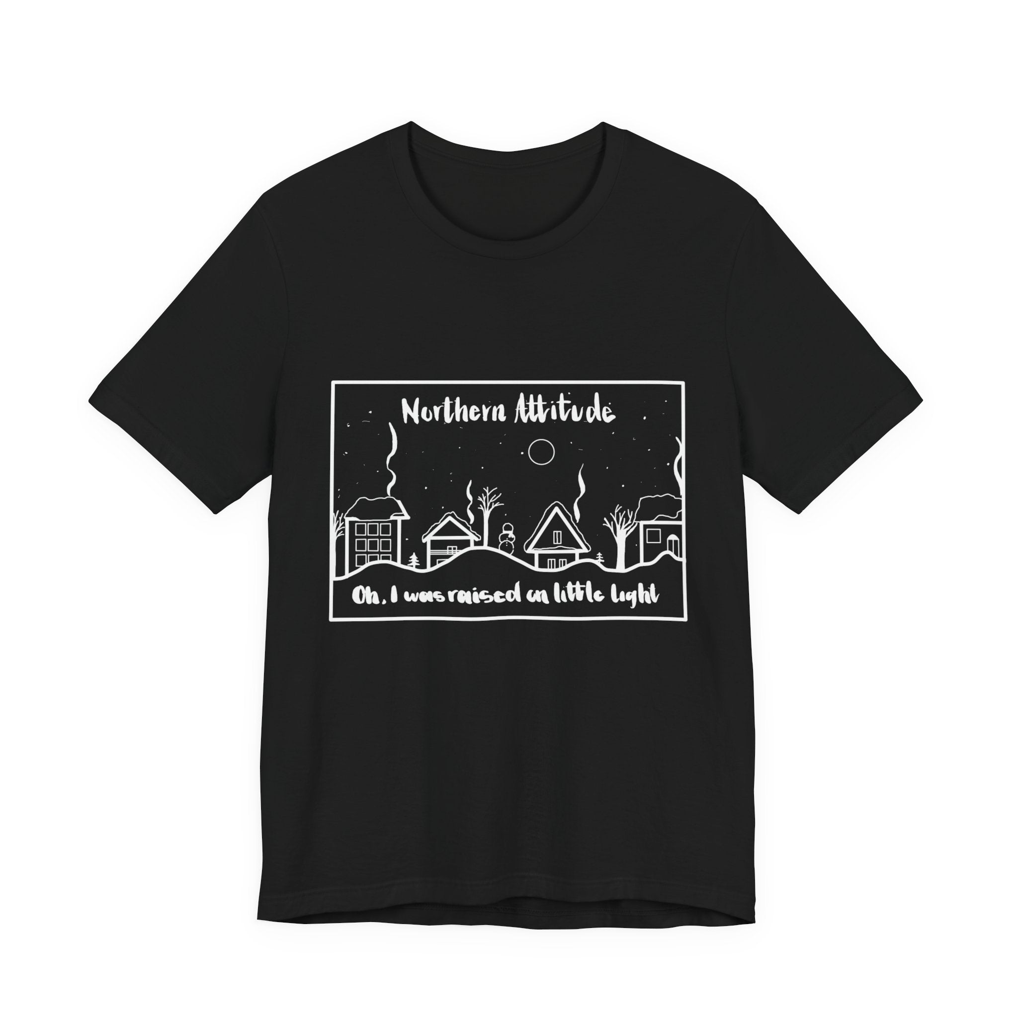 EXPRESS SHIPPING Northern Attitude, NE Inspired Tee Original Hand Drawn Tshirt