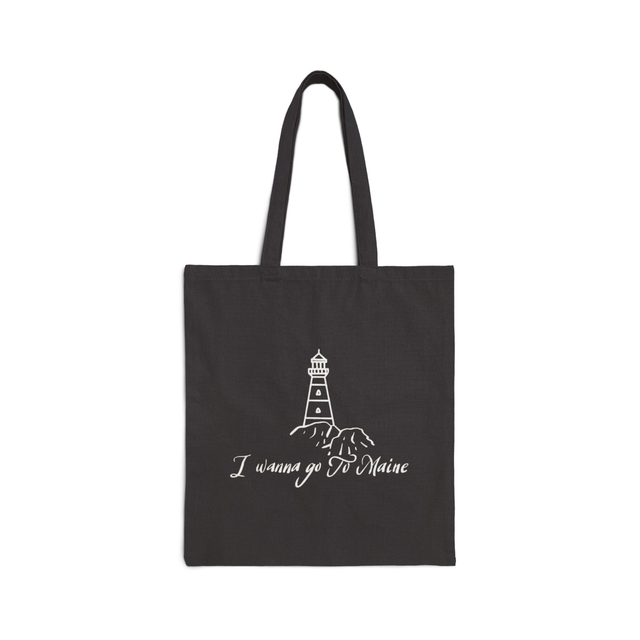 I Wanna Go To Maine New England Tote Original Hand Drawn Bag