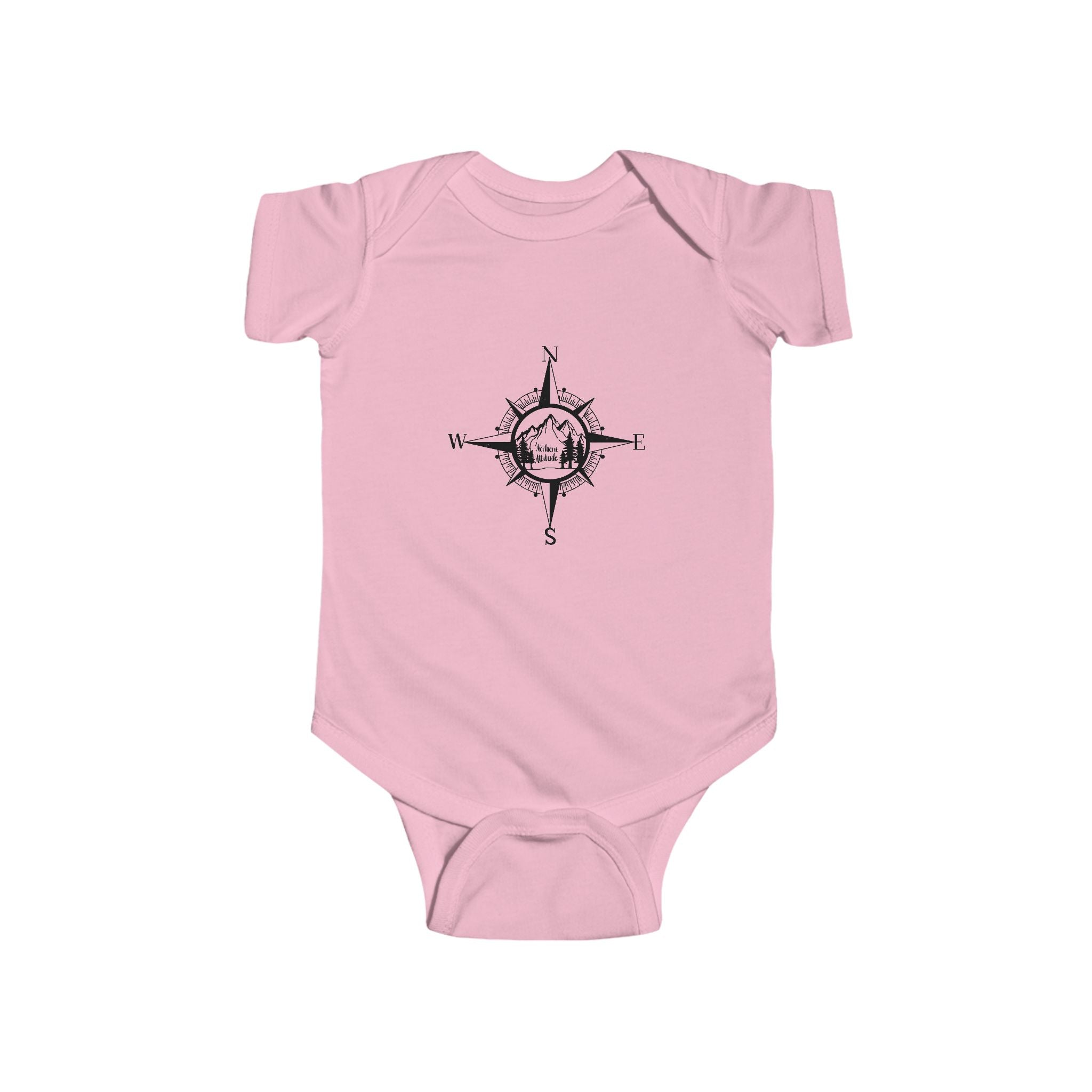 Northern Attitude Compass Rose Original Hand Drawn Onesie