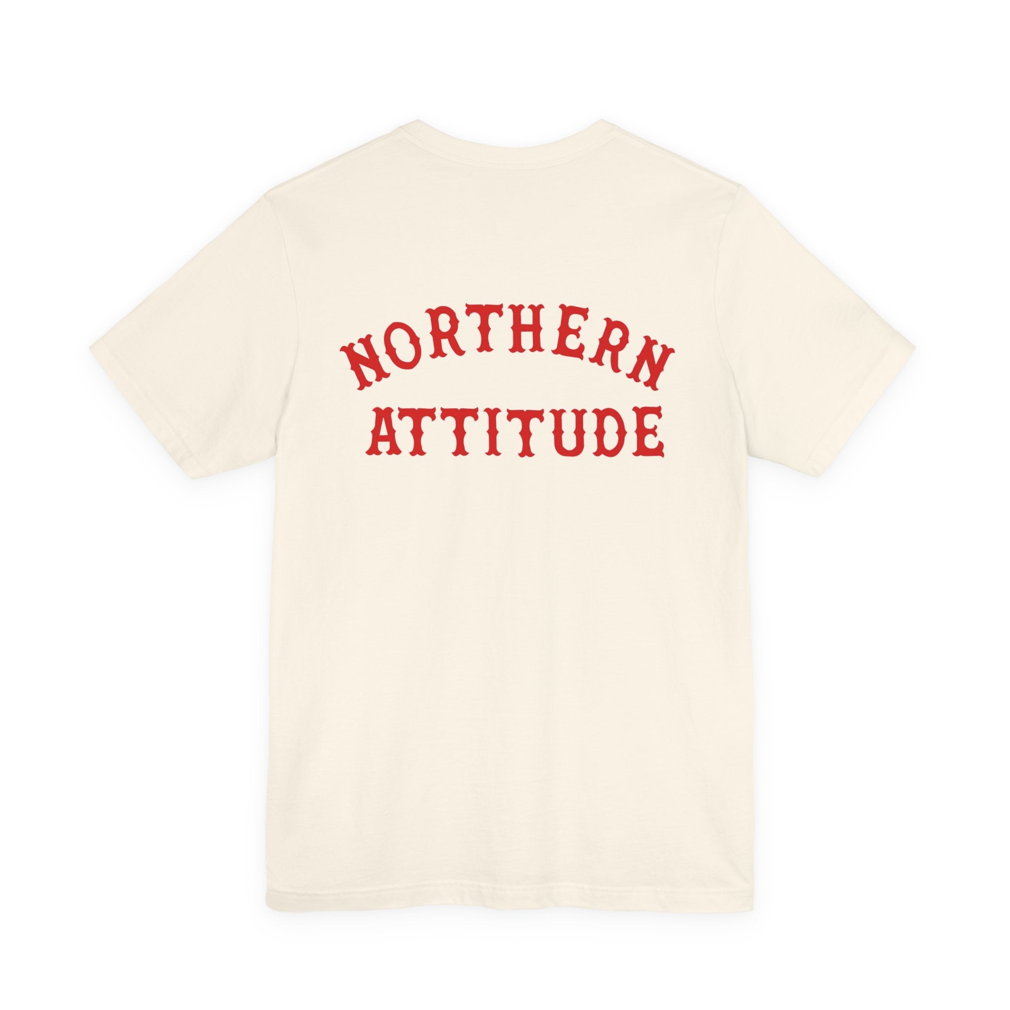 Northern Attitude Fenway New England Funny Humor Double-Sided Tee Original Hand Drawn Tshort
