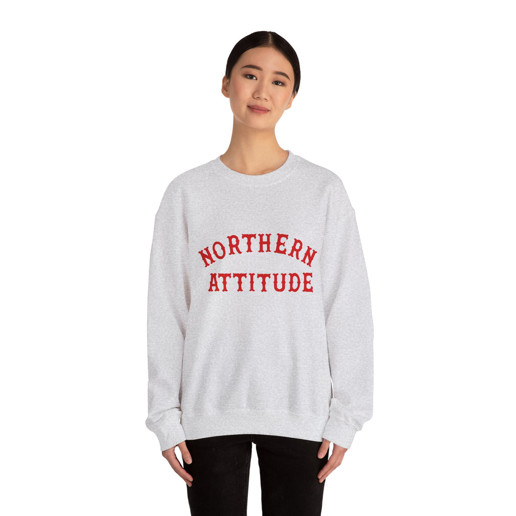 Northerner's Attitude New England Funny Humor Crewneck Original Hand Drawn Sweatshirt