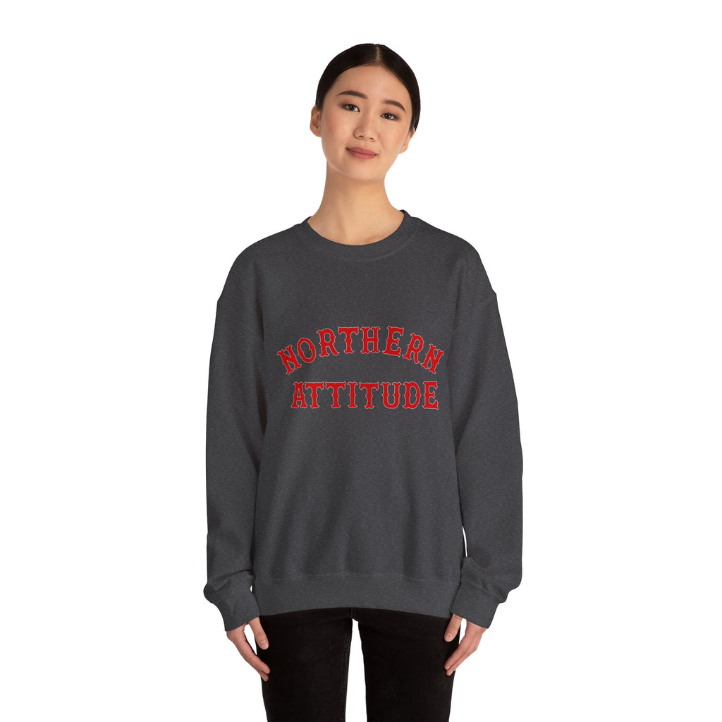 Northerner's Attitude New England Funny Humor Crewneck Original Hand Drawn Sweatshirt