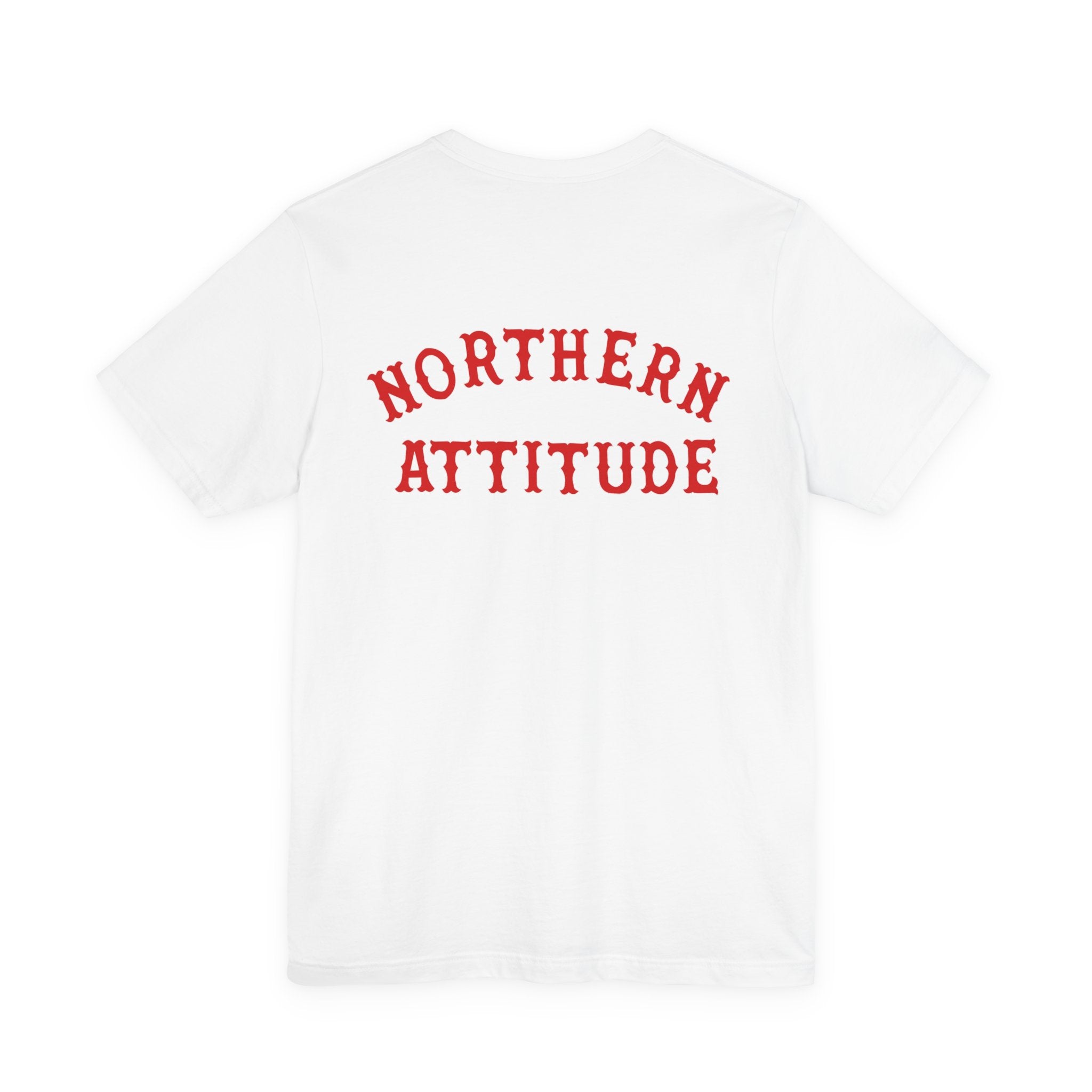 Northern Attitude Fenway New England Funny Humor Double-Sided Tee Original Hand Drawn Tshort